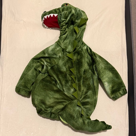 Green T-Rex Dinosaur Kids Costume size 18-24 months - Picture 3 of 8